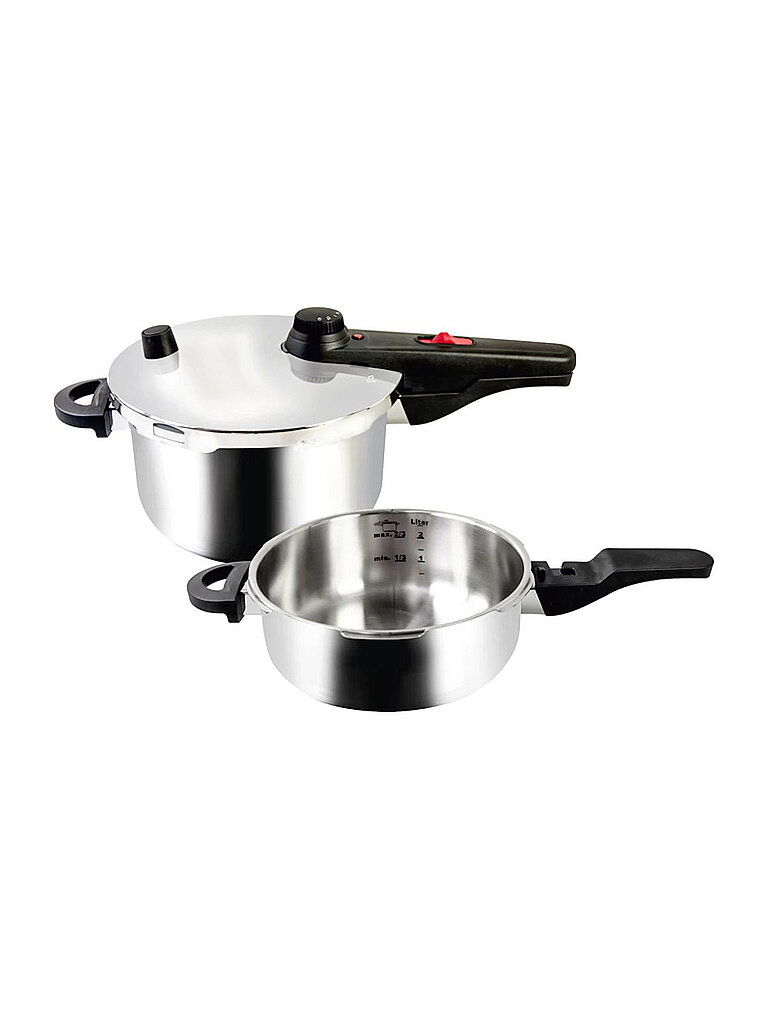 KELOMAT Schnellkoch Set 22cm 4,5+3,0L silber KELOMAT Schnellkoch Set 22cm 4,5+3,0L silber von KELOMAT
