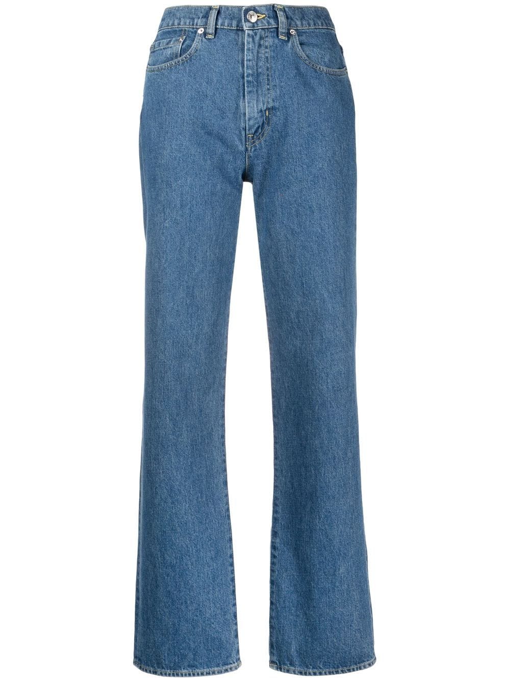 Kenzo high-rise straight-leg jeans - Blue von Kenzo