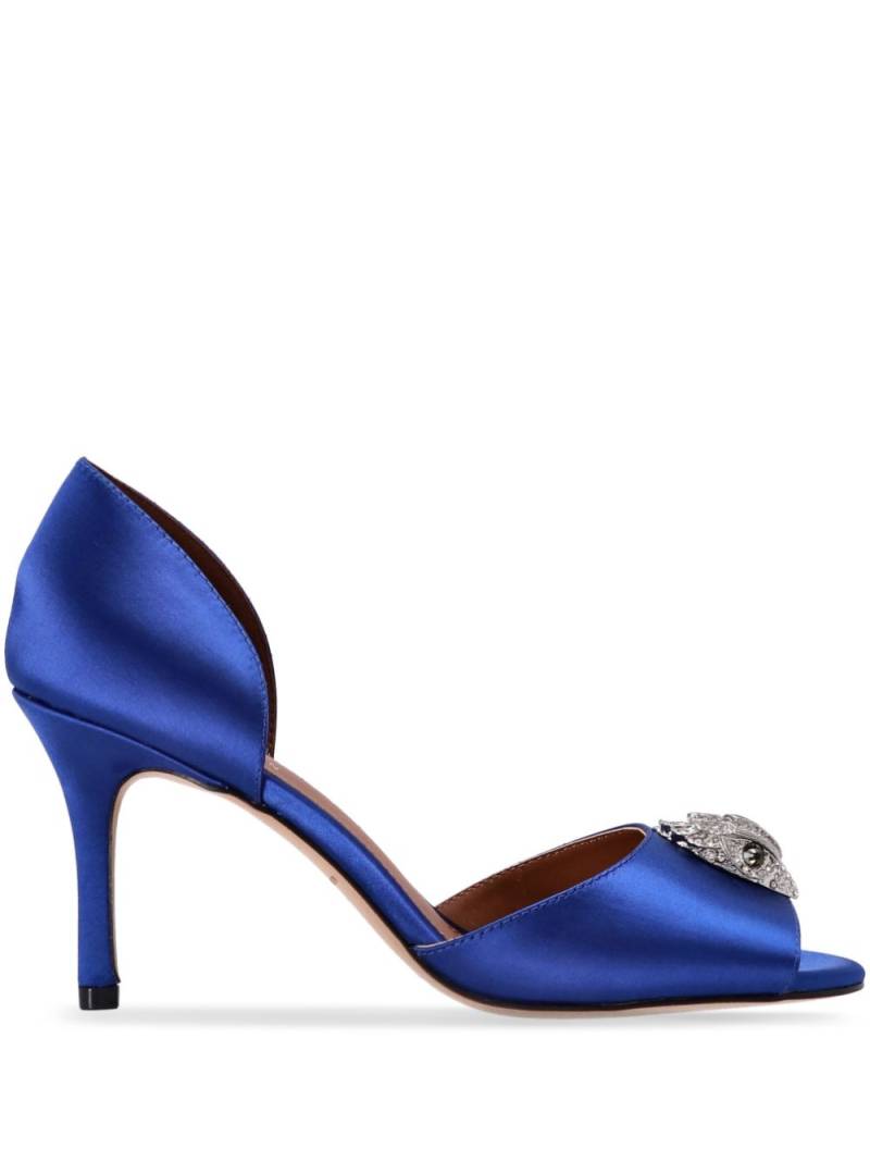 KG Kurt Geiger Kensington d'Orsay silk pumps - Blue von KG Kurt Geiger