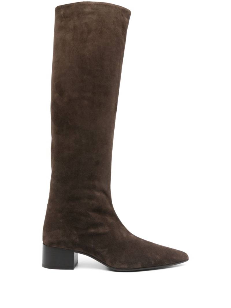 KHAITE 40mm Andee knee boots - Brown von KHAITE