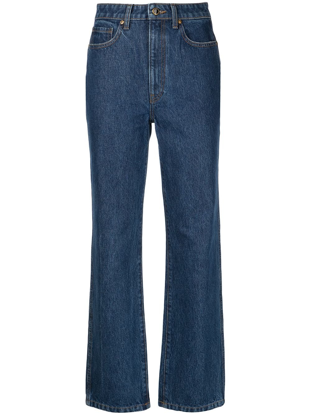 KHAITE The Abigail straight-leg jeans - Blue von KHAITE