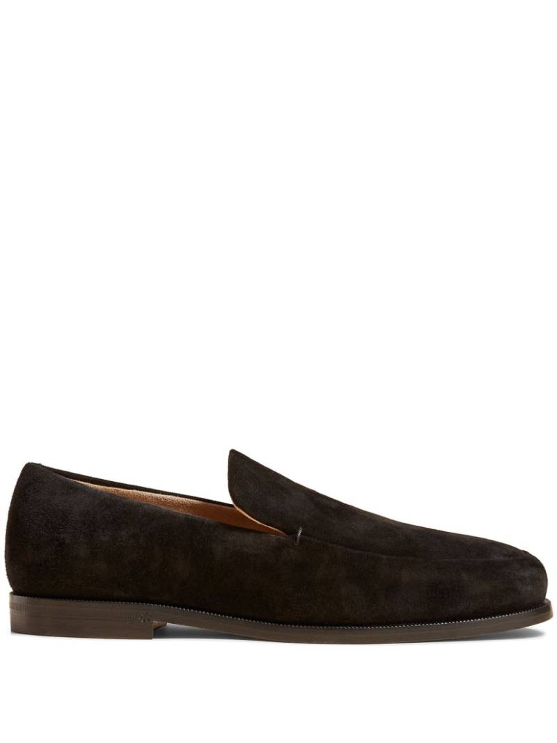 KHAITE Alessio suede loafers - Brown von KHAITE