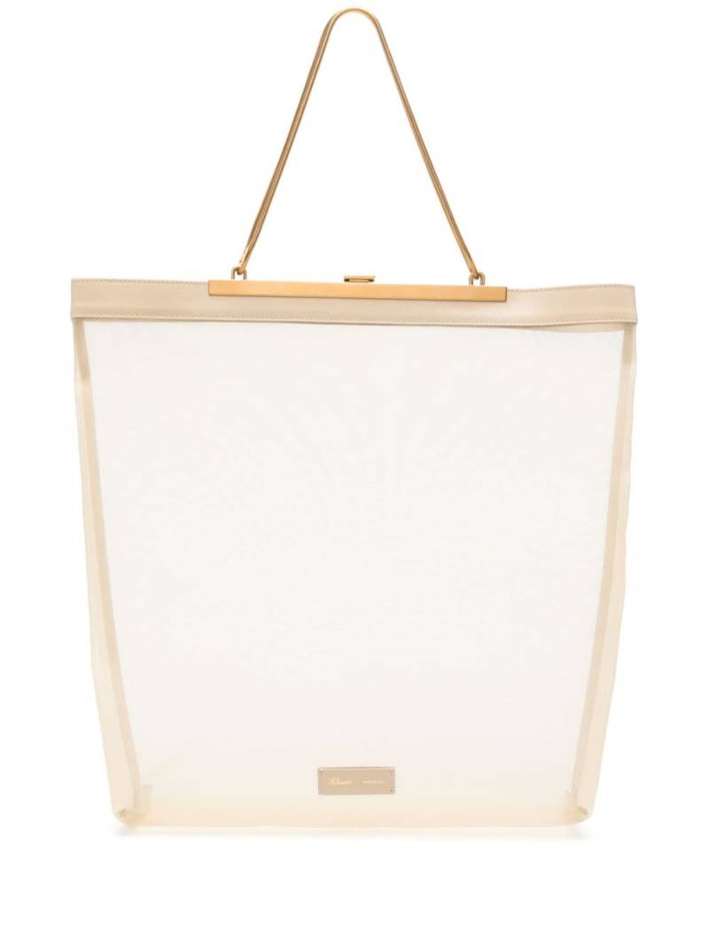 KHAITE Augusta mesh tote bag - Neutrals von KHAITE