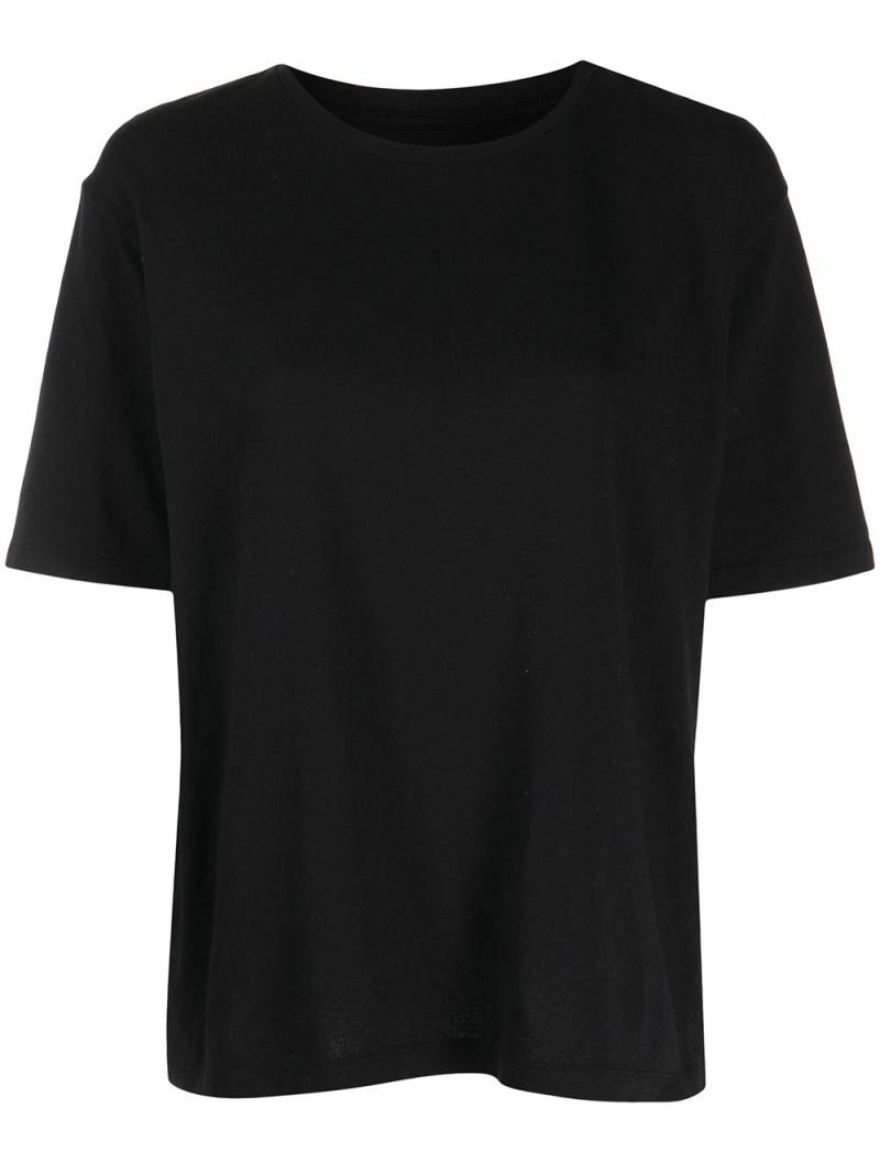 KHAITE The Mae logo-appliqué T-shirt - Black von KHAITE