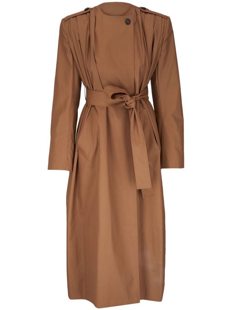 KHAITE Minnler belted trenchcoat - Brown von KHAITE