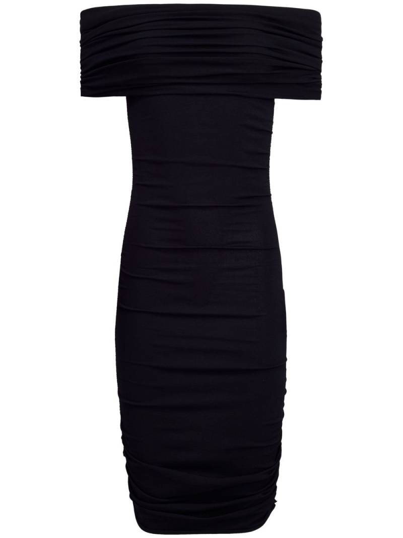 KHAITE The Aerica drapped dress - Black von KHAITE