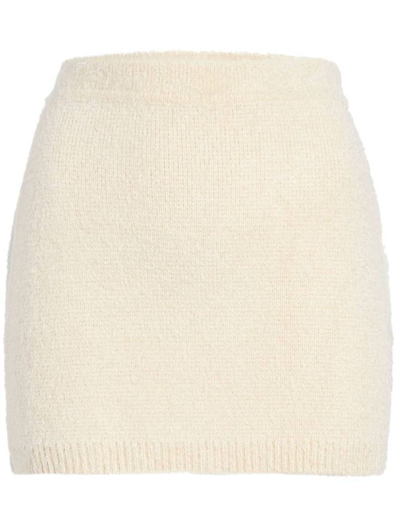 KHAITE The Darrion mini skirt - White von KHAITE