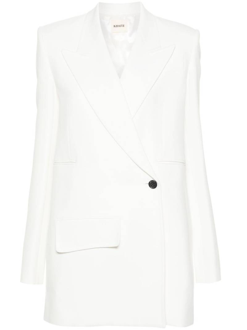 KHAITE The Jacobson single-breasted blazer - White von KHAITE