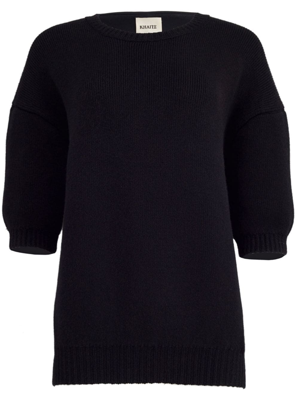 KHAITE The Nere cashmere jumper - Black von KHAITE