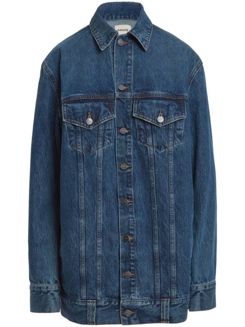 KHAITE The Ross denim jacket - Blue von KHAITE