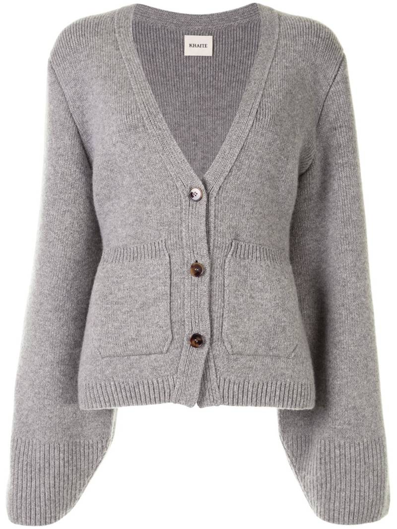 KHAITE The Scarlet cashmere-blend cardigan - Grey von KHAITE