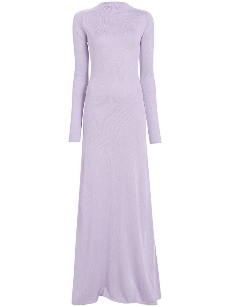 KHAITE The Valera long-sleeve maxi dress - Purple von KHAITE