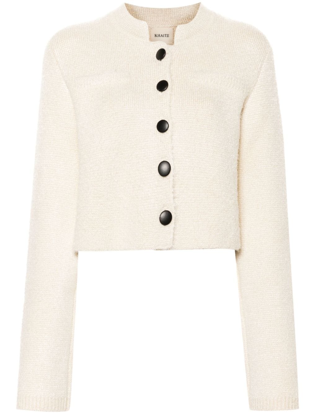 KHAITE button-up brushed cardigan - Neutrals von KHAITE