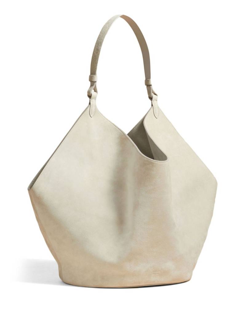 KHAITE medium Lotus suede tote bag - Neutrals von KHAITE