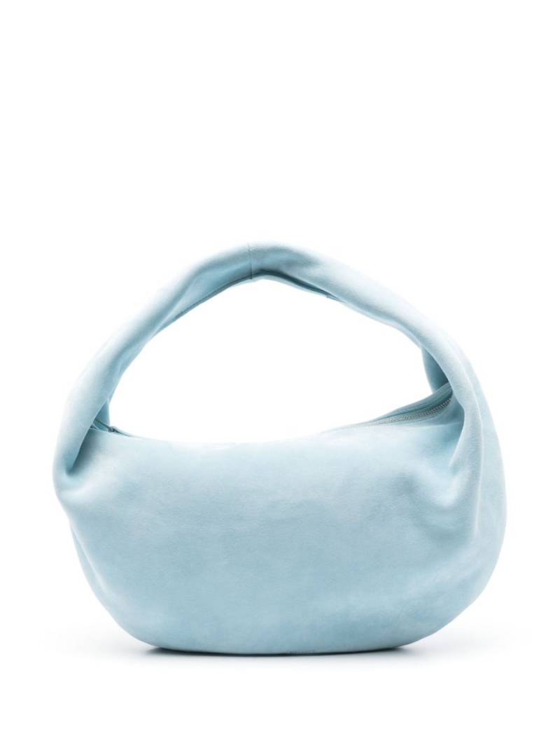 KHAITE medium Olivia suede shoulder bag - Blue von KHAITE