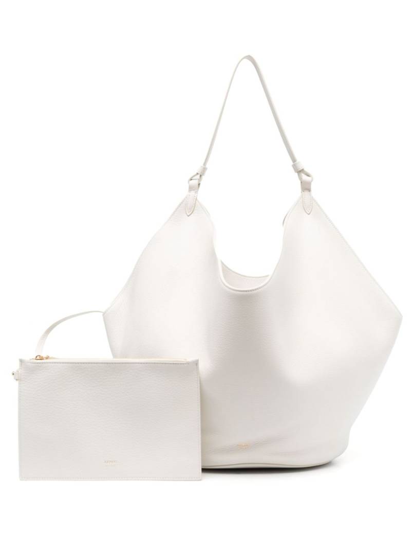 KHAITE medium The Lotus leather tote bag - White von KHAITE