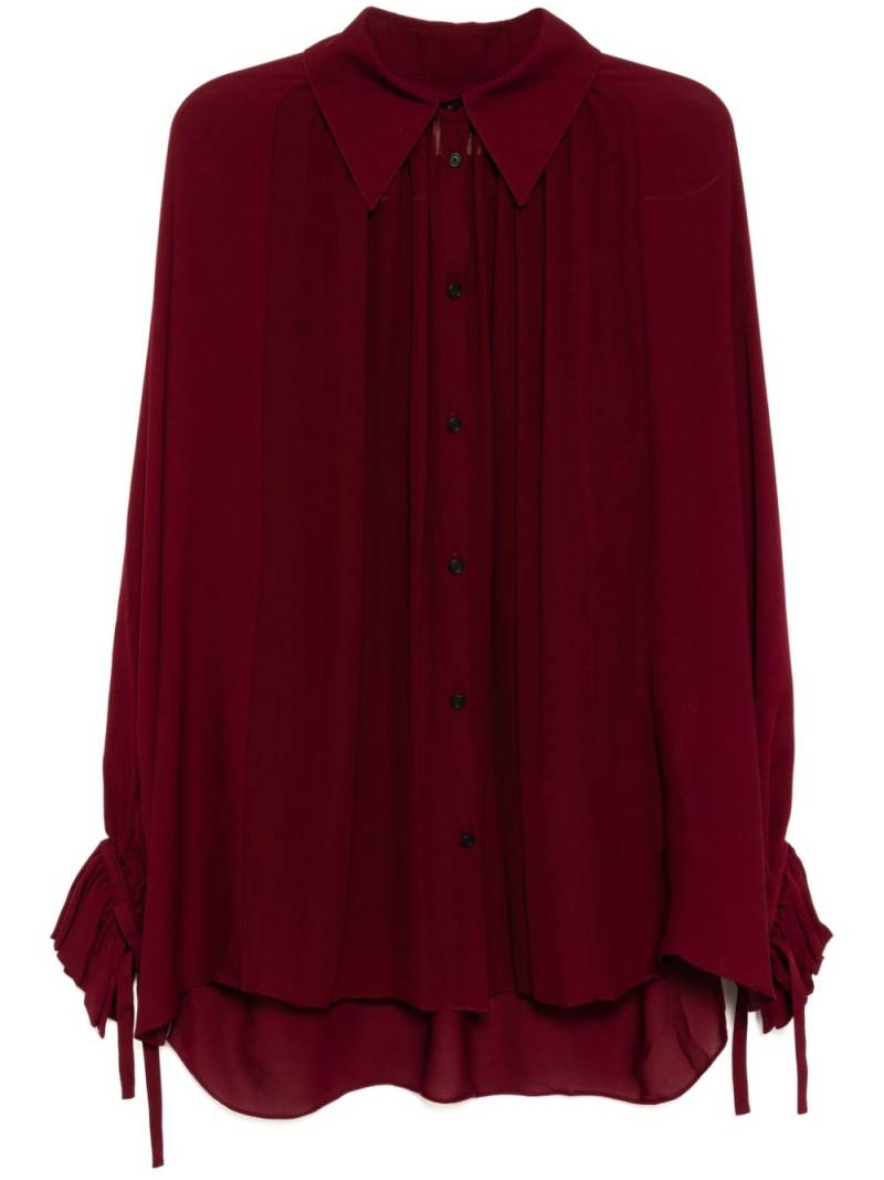 KHAITE silk shirt - Red von KHAITE