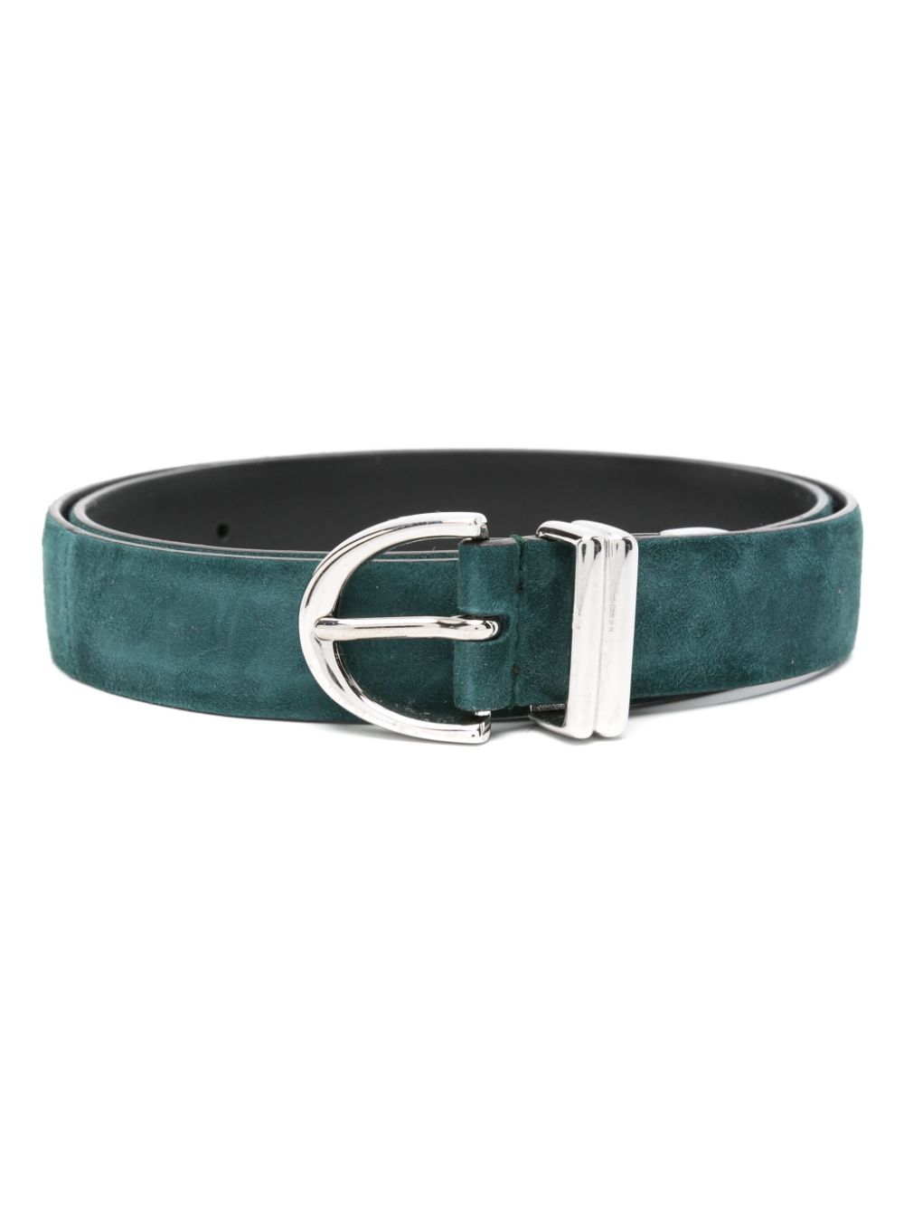 KHAITE suede belt - Blue von KHAITE