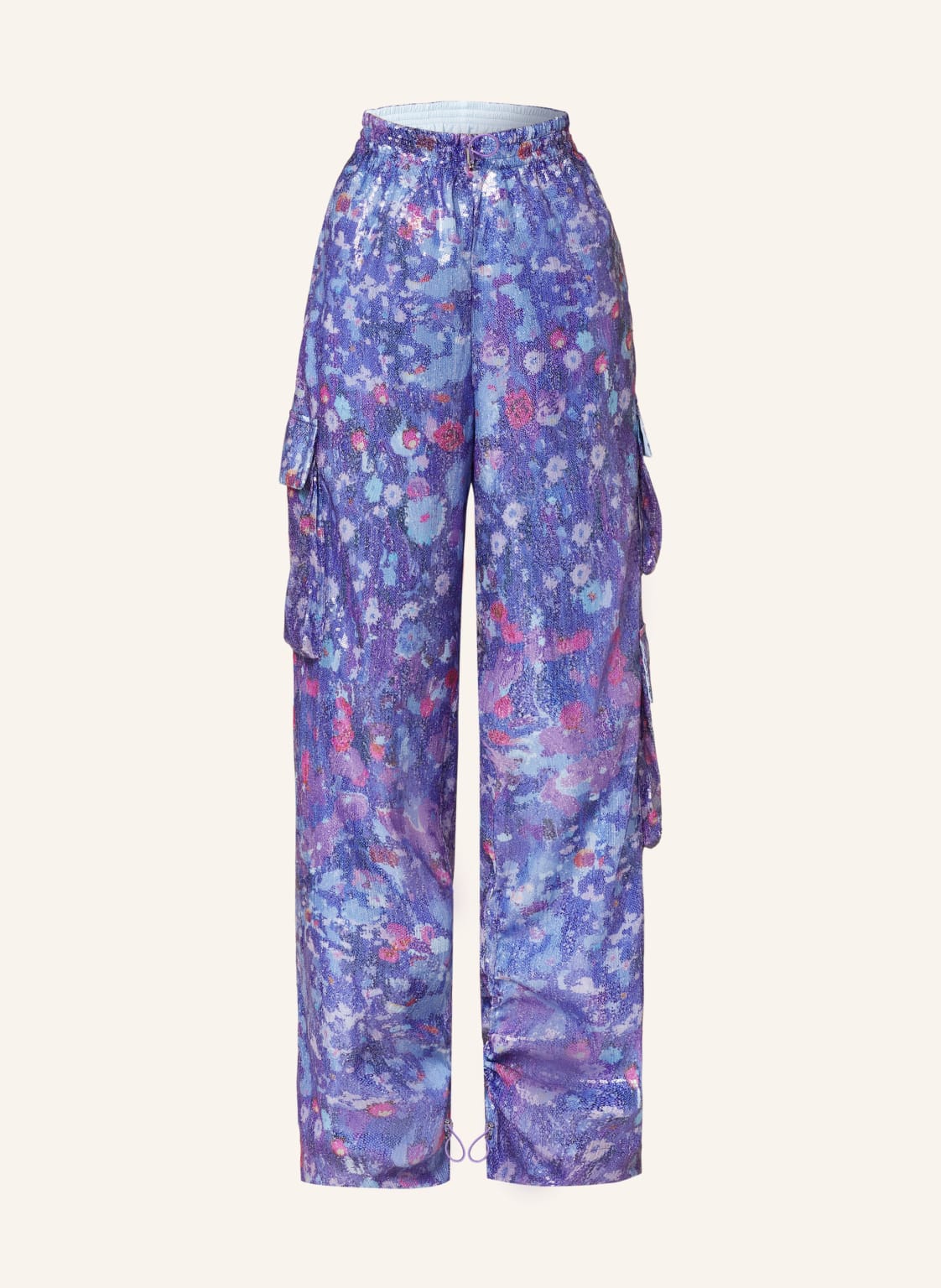 Khrisjoy Cargohose Mit Pailletten lila Khrisjoy Cargohose Mit Pailletten lila von KHRISJOY