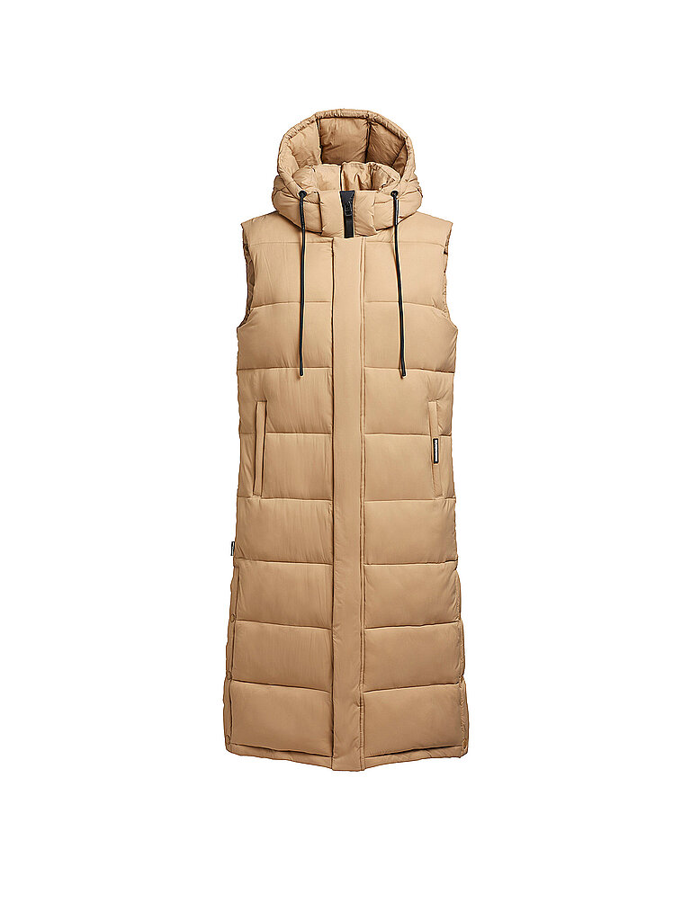 KHUJO Steppgilet THE MAGNETA MATT camel | L von KHUJO