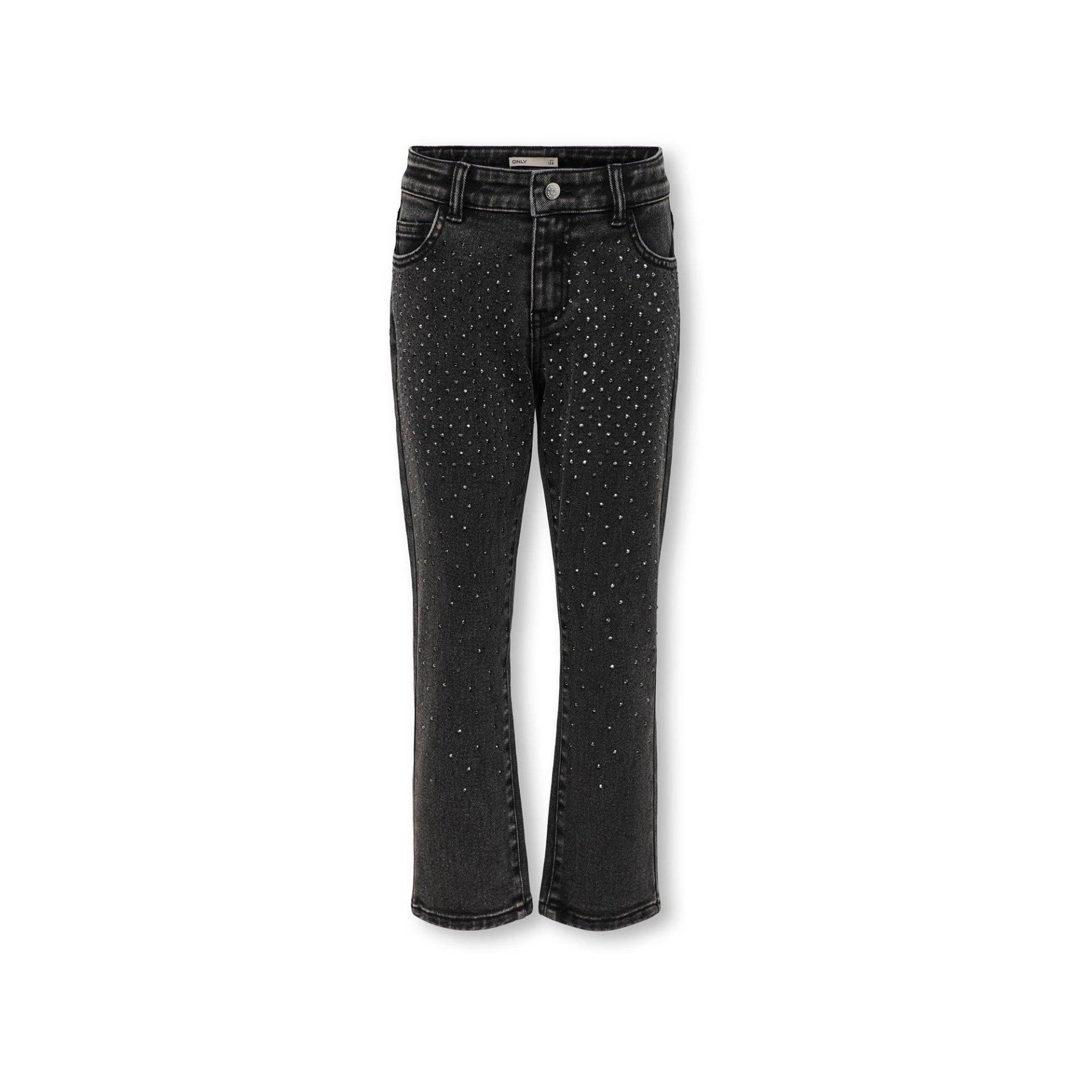 Jeans Mädchen Schwarz 140 von KIDS ONLY