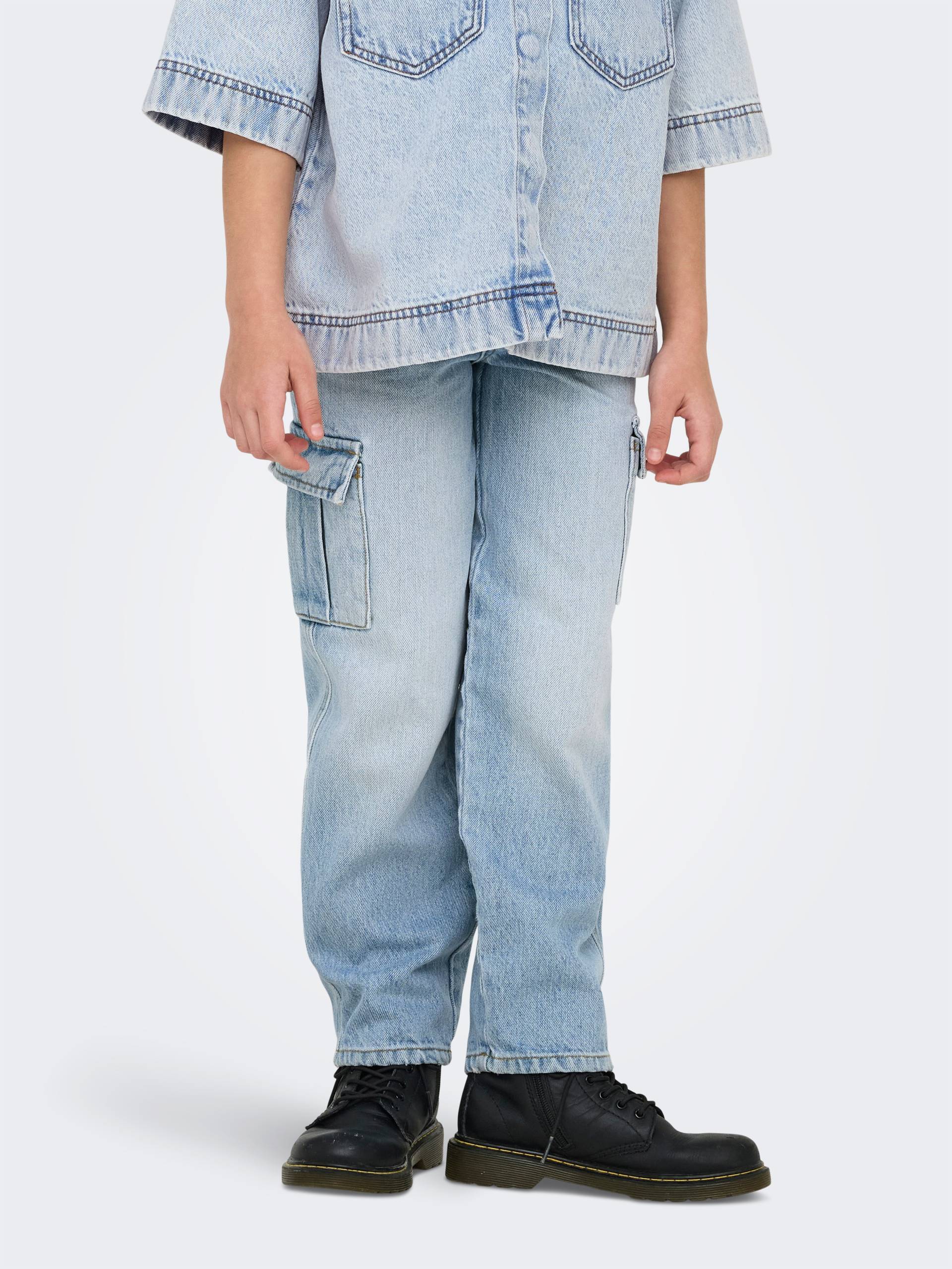 KIDS ONLY Cargojeans »KOGHARMONY WIDE CARGO CARROT AZG NOOS« von KIDS ONLY