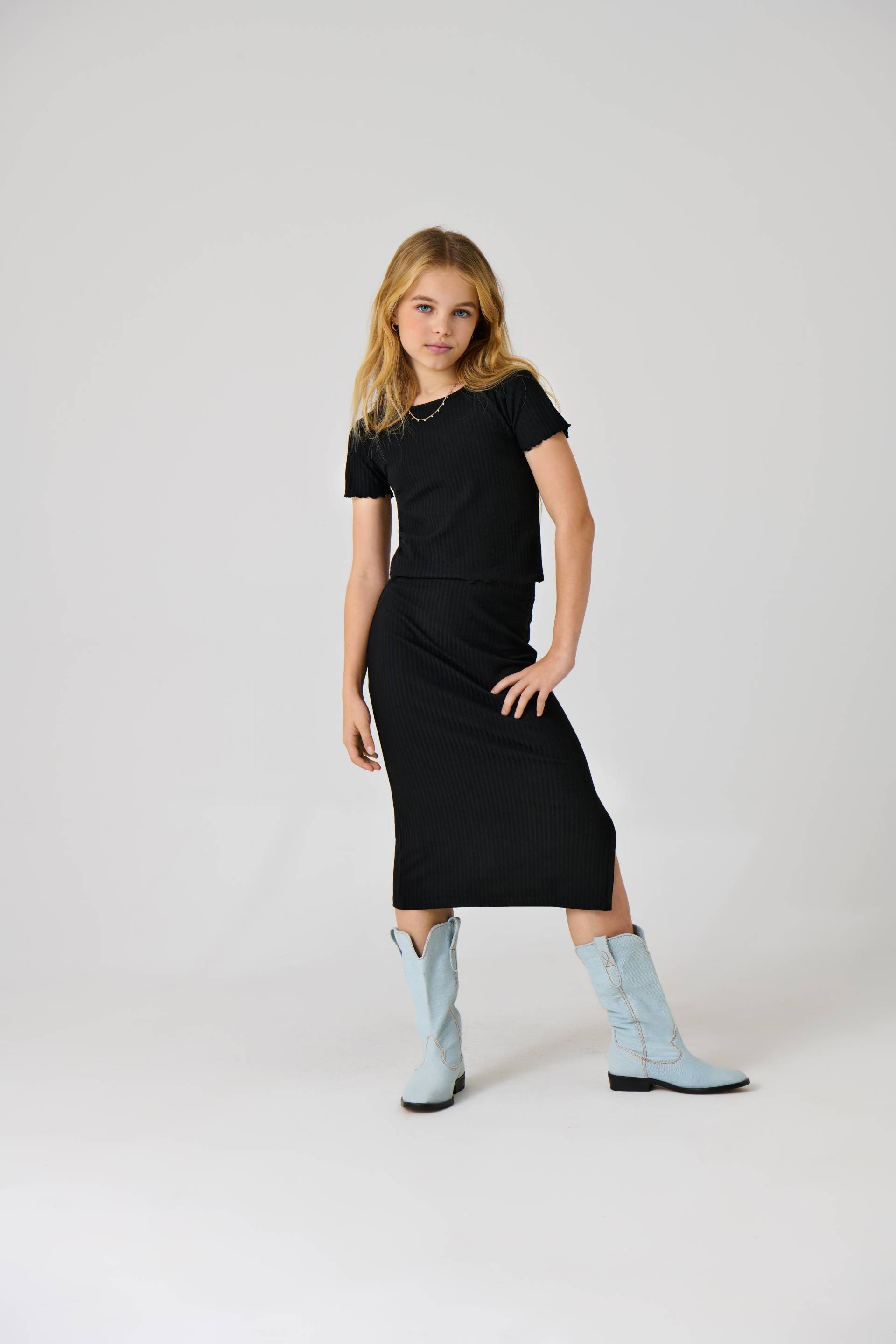 KIDS ONLY Jerseyrock »KOGNELLA LONG SIDE SLIT SKIRT JRS NOOS« von KIDS ONLY