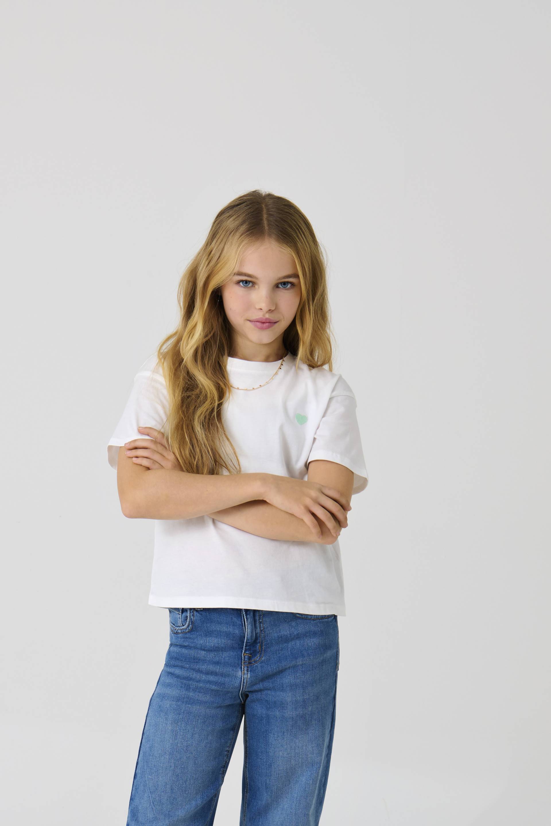 KIDS ONLY Kurzarmshirt »KOGMAIKEN LIFE CROPHEART SS TOP JRS NOOS« von KIDS ONLY