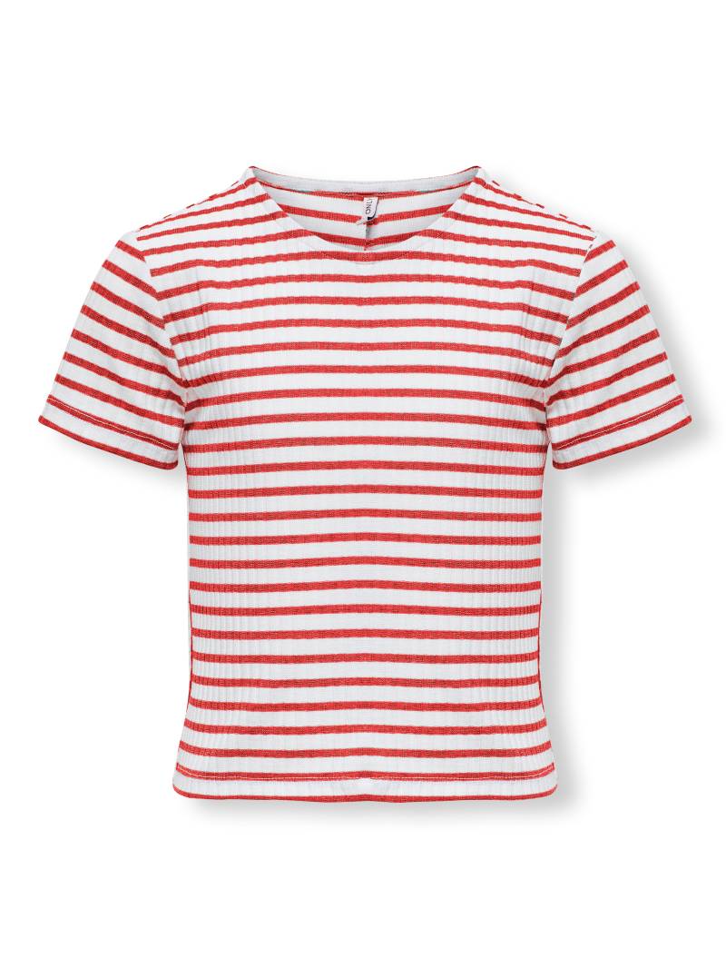 KIDS ONLY Kurzarmshirt »KOGNELLA STRIPED S/S O-NECK TOP JRS« von KIDS ONLY