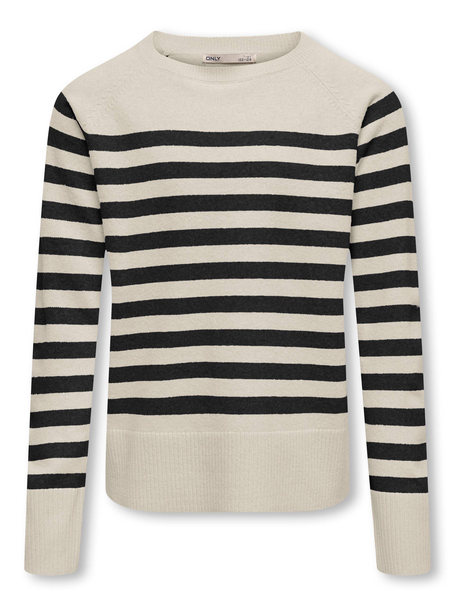 KIDS ONLY Rundhalspullover »KOGAMA LS STRIPE O-NECK KNT« von KIDS ONLY