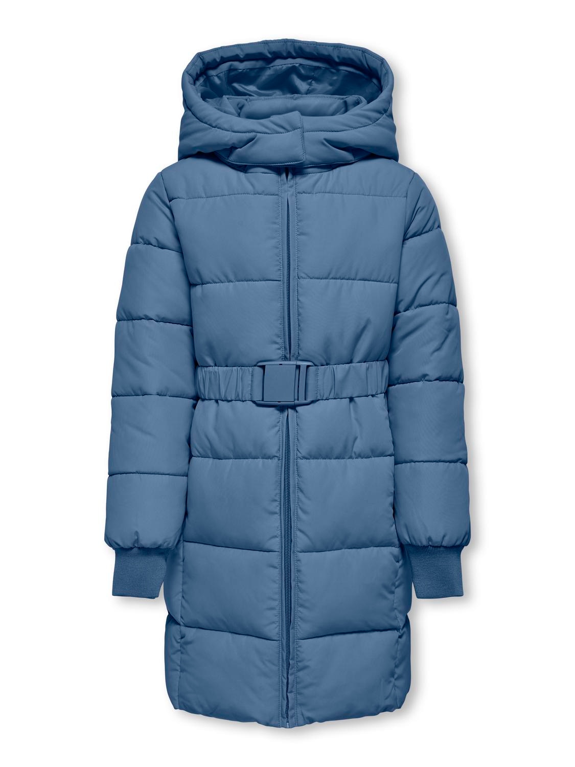 KIDS ONLY Steppjacke »KOGMAGGI BELT HOODED PUFFER JACKET OTW«, mit Kapuze von KIDS ONLY