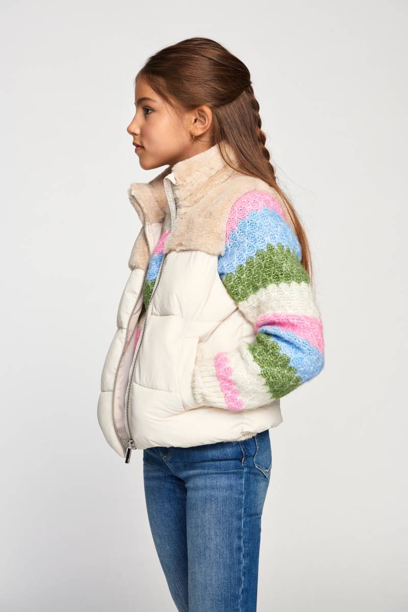 KIDS ONLY Steppweste »KOGWANJA FUR PUFFER MIX WAISTCOAT OTW« von KIDS ONLY