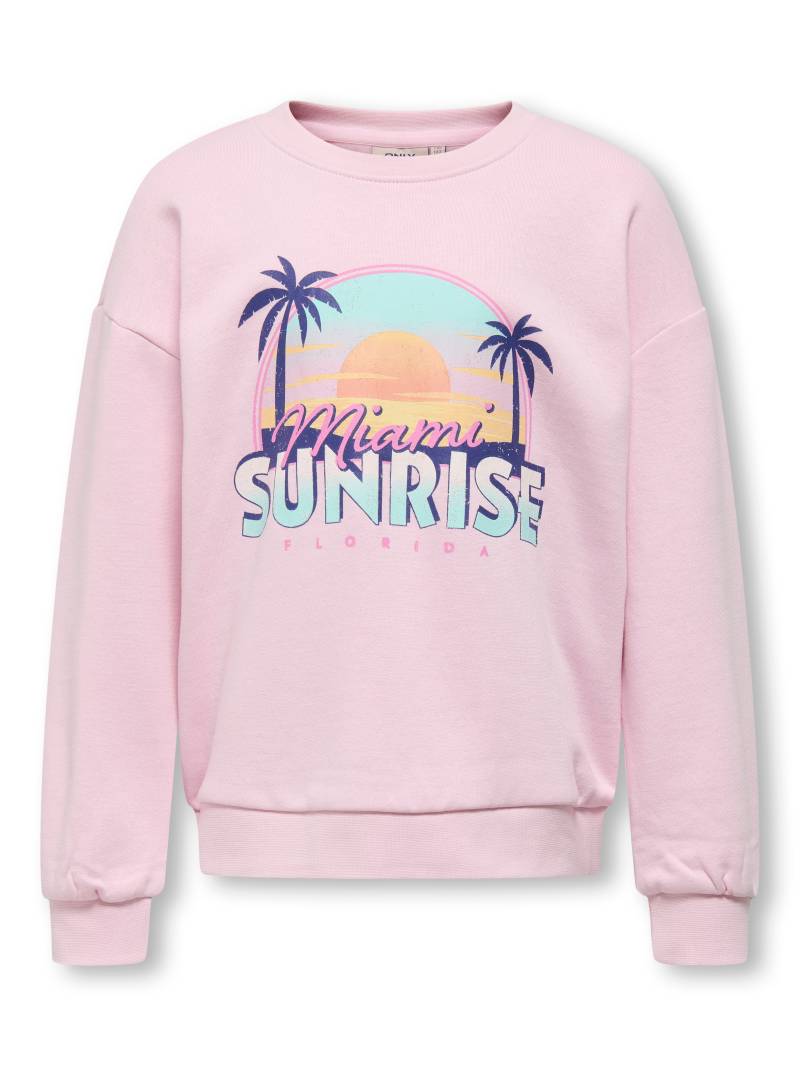 KIDS ONLY Sweatshirt »KOGRITA LIFE L/S PRINTED CREW UB SWT« von KIDS ONLY
