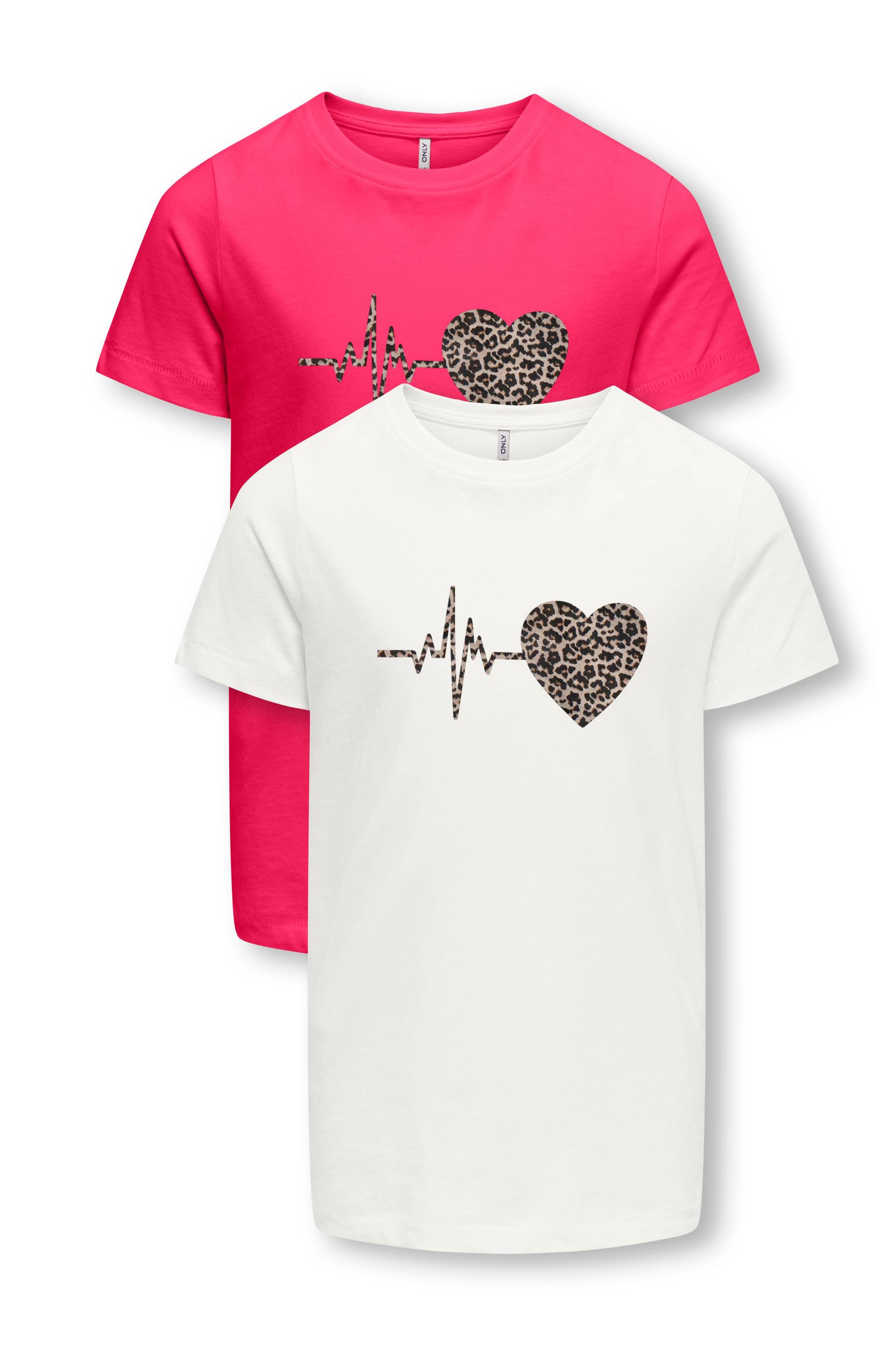 KIDS ONLY T-Shirt »KOGCONNIE S/S AOP LEO TOP JRS 2-PACK« KIDS ONLY T-Shirt »KOGCONNIE S/S AOP LEO TOP JRS 2-PACK« von KIDS ONLY