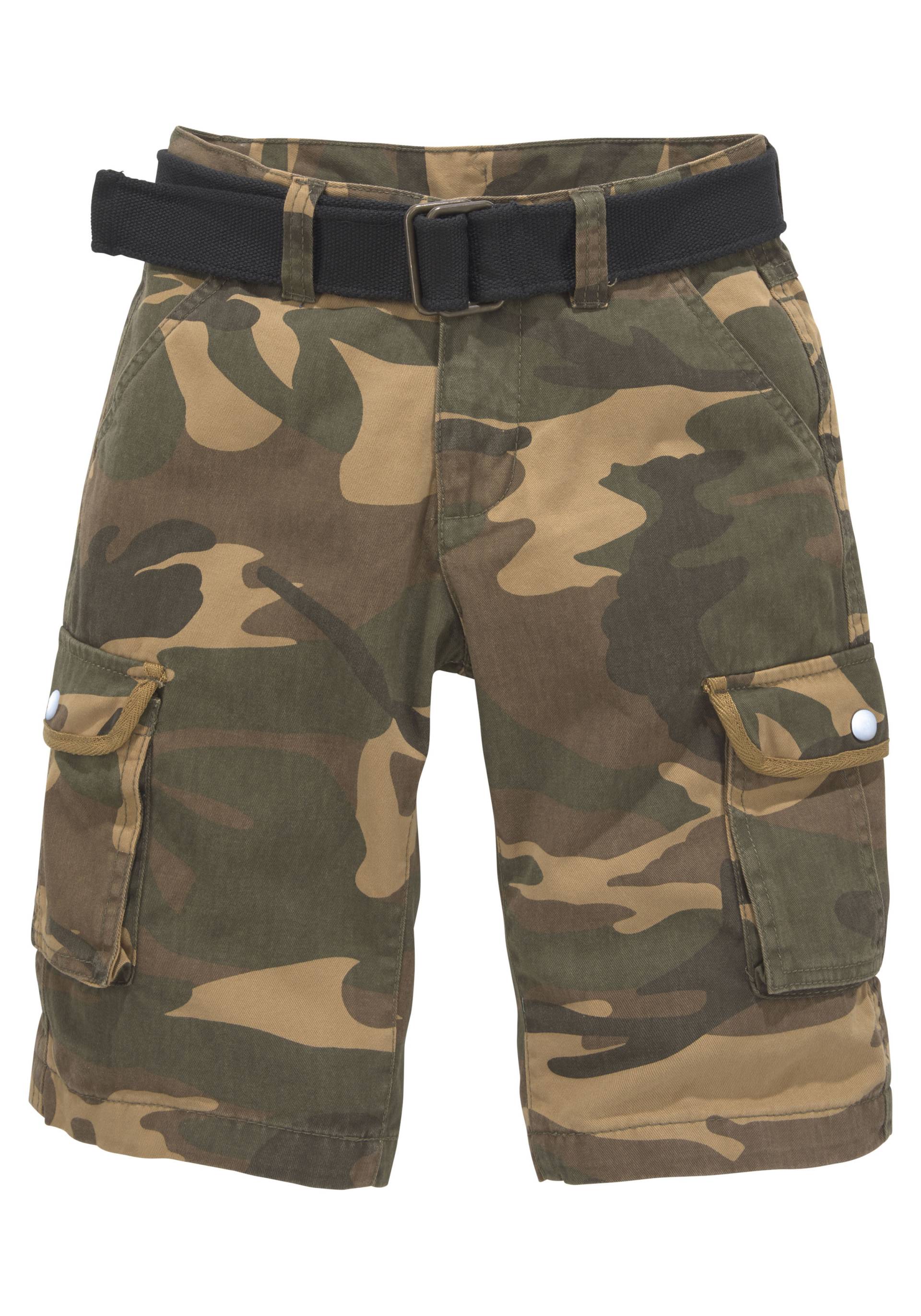 KIDSWORLD Shorts »2tlg. Bermudas mit Gürtel«, (Set, 2 tlg.), mit Textilgürtel von KIDSWORLD