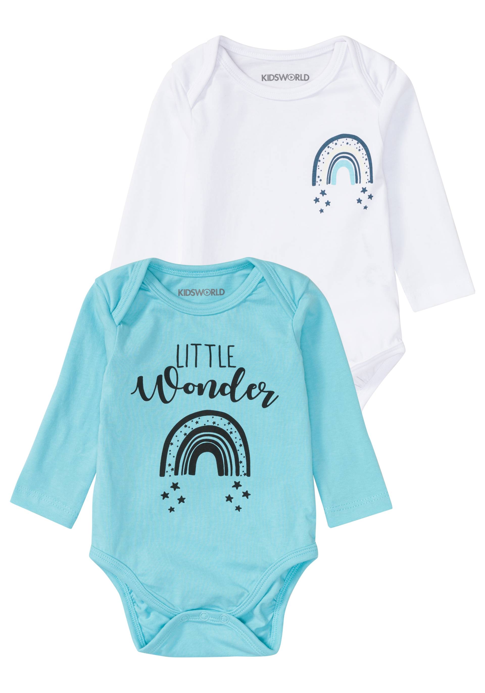 KIDSWORLD Body »Baby-Body Sprüche, Little Wonder«, aus Bio-Baumwolle von KIDSWORLD