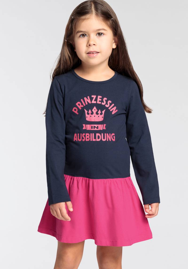 KIDSWORLD Jerseykleid »PRINZESSIN IN AUSBILDUNG«, festliche Anlässe, kniefreies Kleid, eleganter Stil von KIDSWORLD