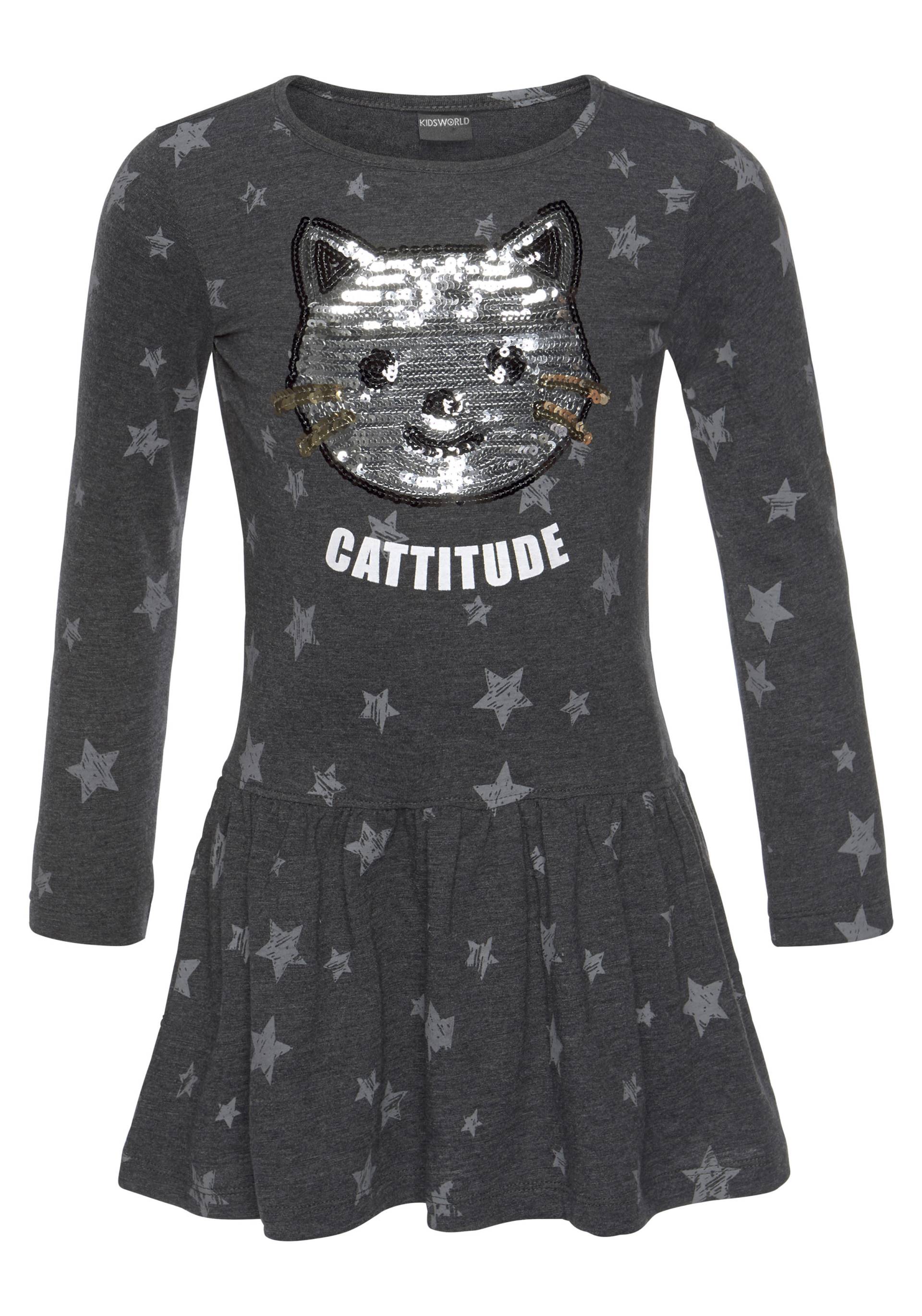 KIDSWORLD Jerseykleid »für kleine Mädchen«, festliche Anlässe, ausgestellte Passform KIDSWORLD Jerseykleid »für kleine Mädchen«, festliche Anlässe, ausgestellte Passform von KIDSWORLD
