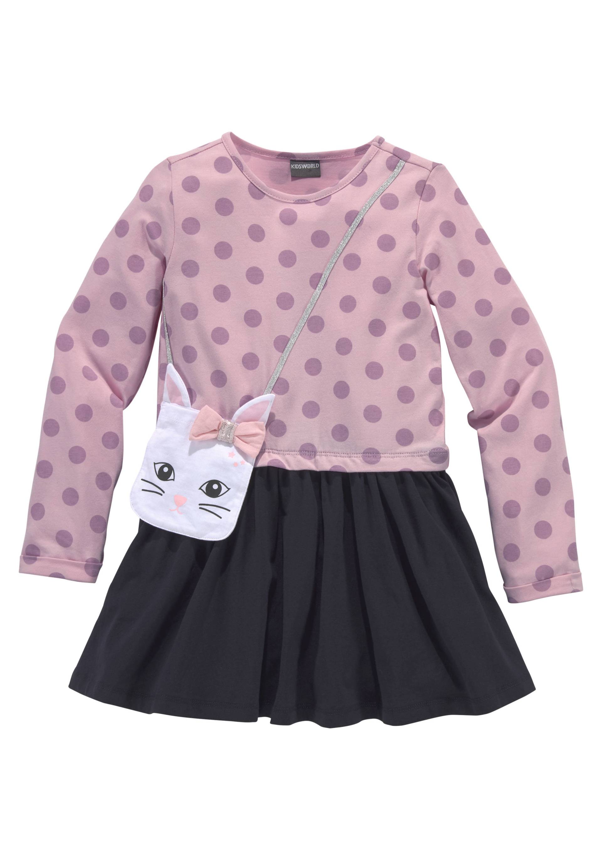 KIDSWORLD Jerseykleid »für kleine Mädchen«, ideal für festliche Anlässe, kniefreie Länge KIDSWORLD Jerseykleid »für kleine Mädchen«, ideal für festliche Anlässe, kniefreie Länge von KIDSWORLD