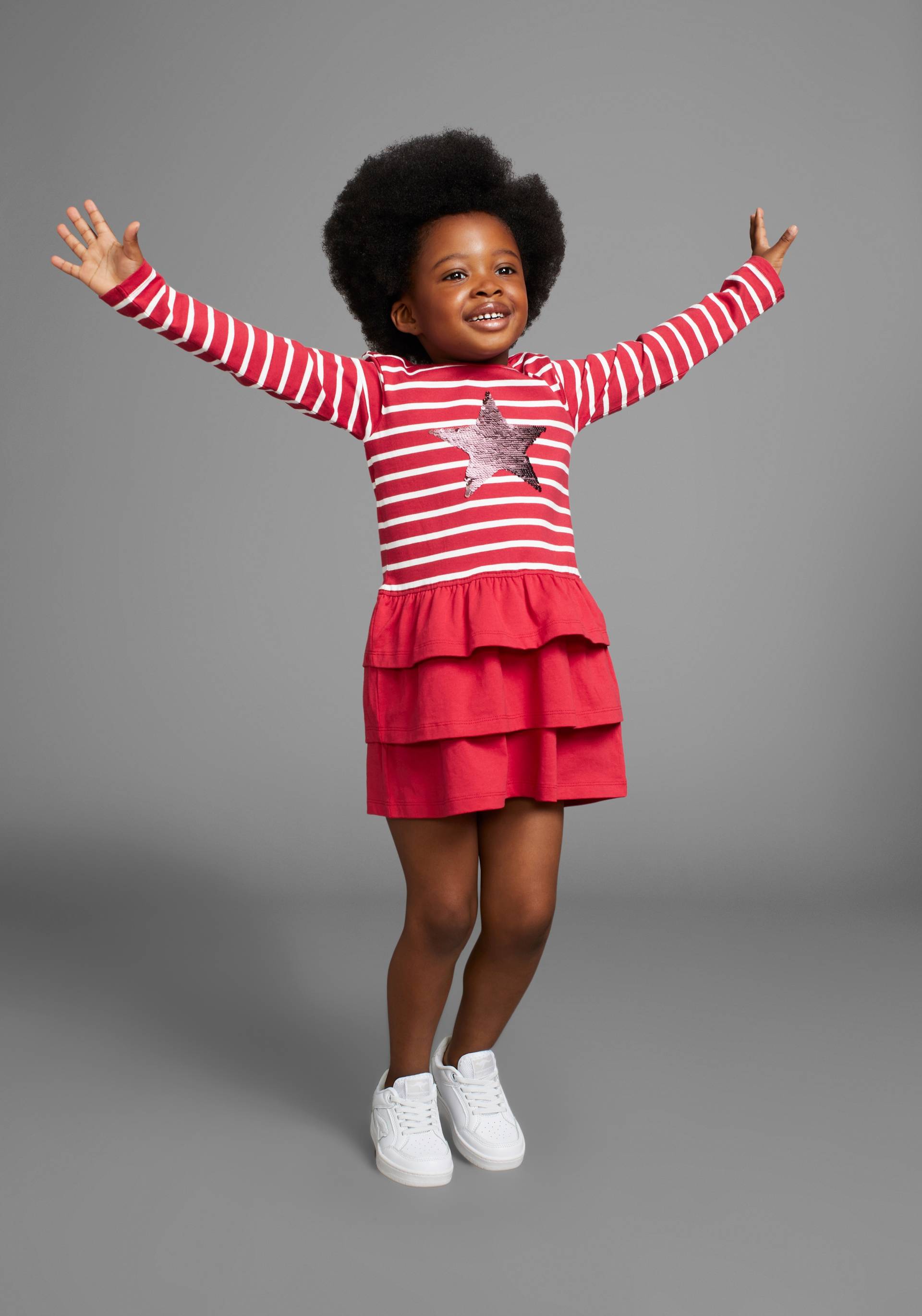 KIDSWORLD Jerseykleid »für kleine Mädchen«, für Partys und besondere Anlässe, kniefreie Länge, modischer Stil KIDSWORLD Jerseykleid »für kleine Mädchen«, für Partys und besondere Anlässe, kniefreie Länge, modischer Stil von KIDSWORLD