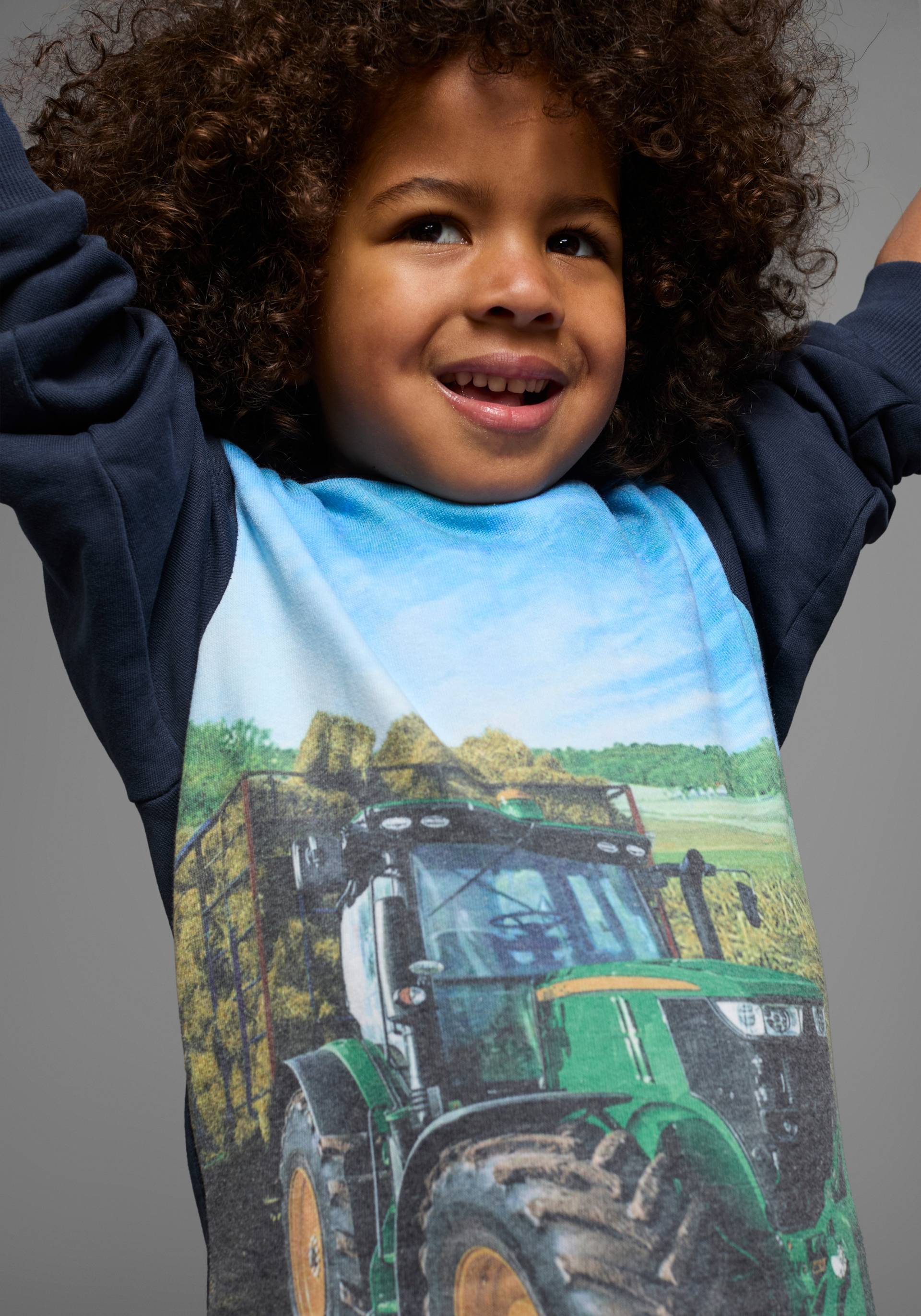 KIDSWORLD Kapuzensweatshirt »HOT WHEELS«, bedrucktes Design, aus angerauter Sweatware, mit Rippbündchen von KIDSWORLD