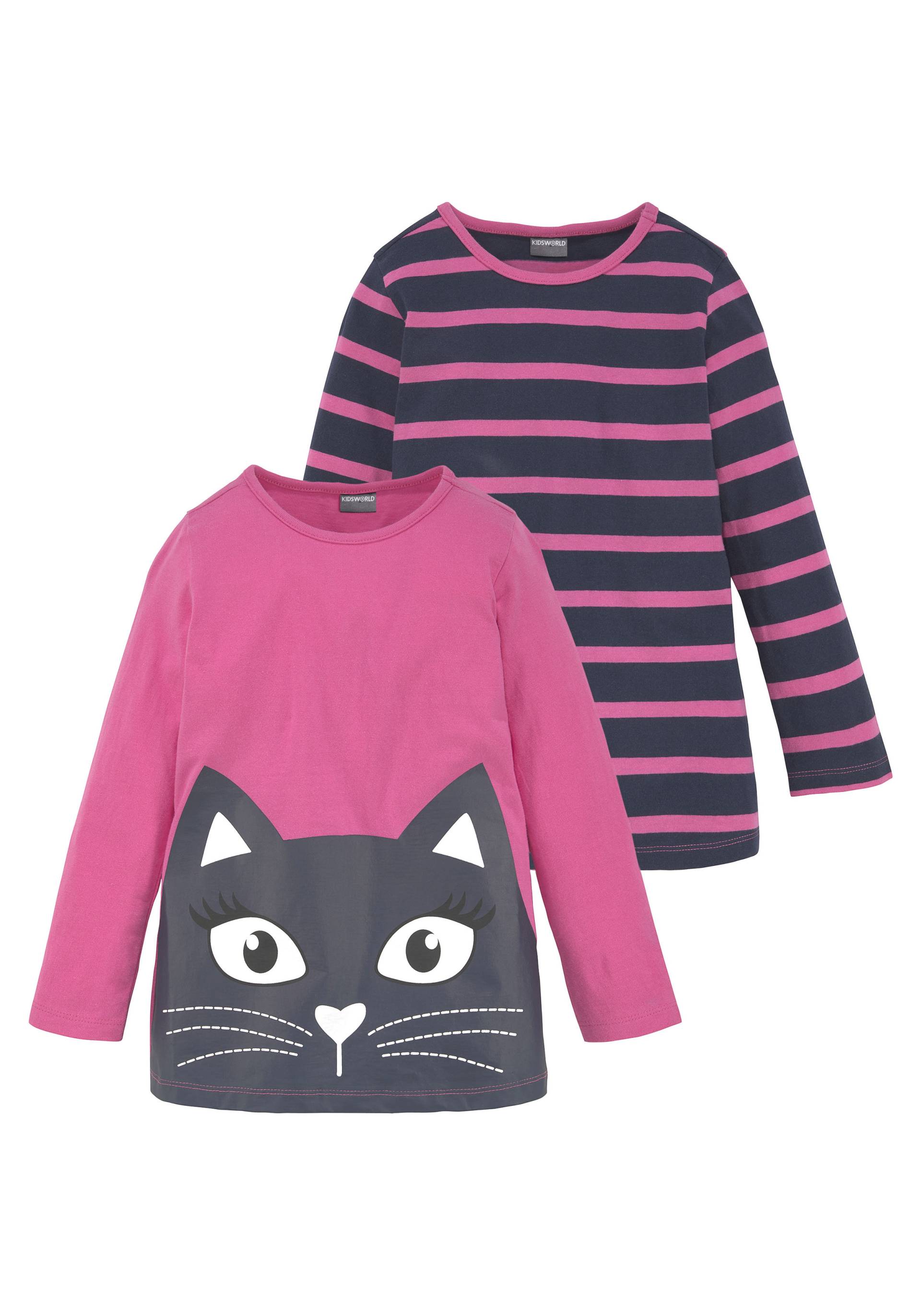 KIDSWORLD Langarmshirt »für kleine Mädchen«, Langarm, lässige Passform von KIDSWORLD