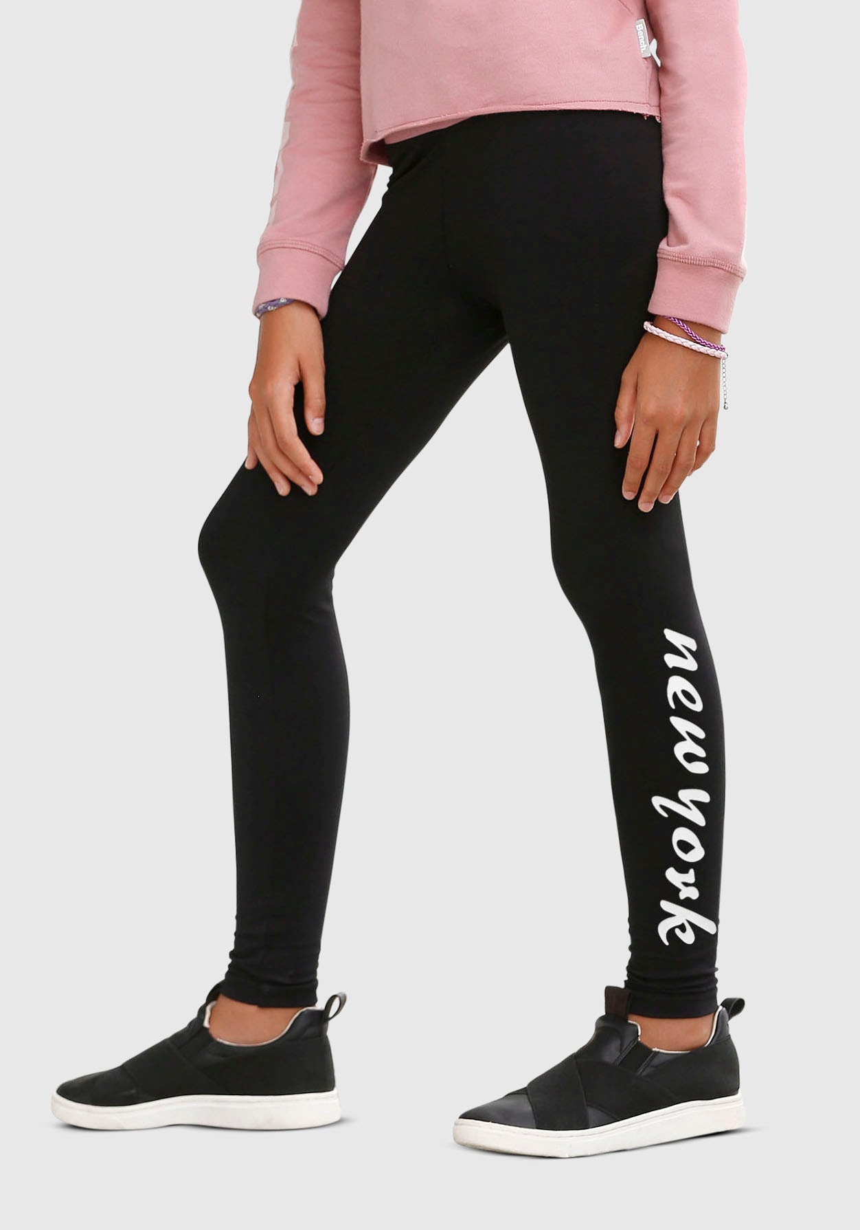 KIDSWORLD Leggings »Stretch-Leggings mit New York Print«, mit Beindruck KIDSWORLD Leggings »Stretch-Leggings mit New York Print«, mit Beindruck von KIDSWORLD