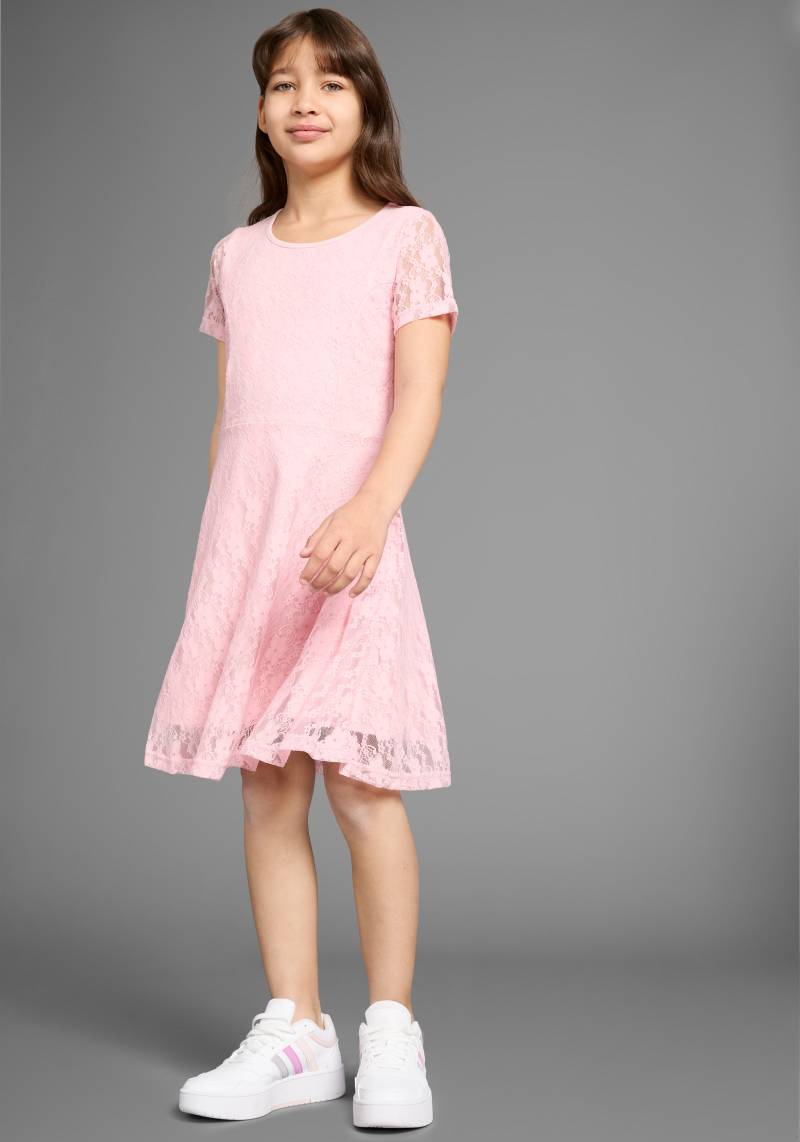 KIDSWORLD Spitzenkleid »Jerseykleid mit aufwendiger Spitze« von KIDSWORLD