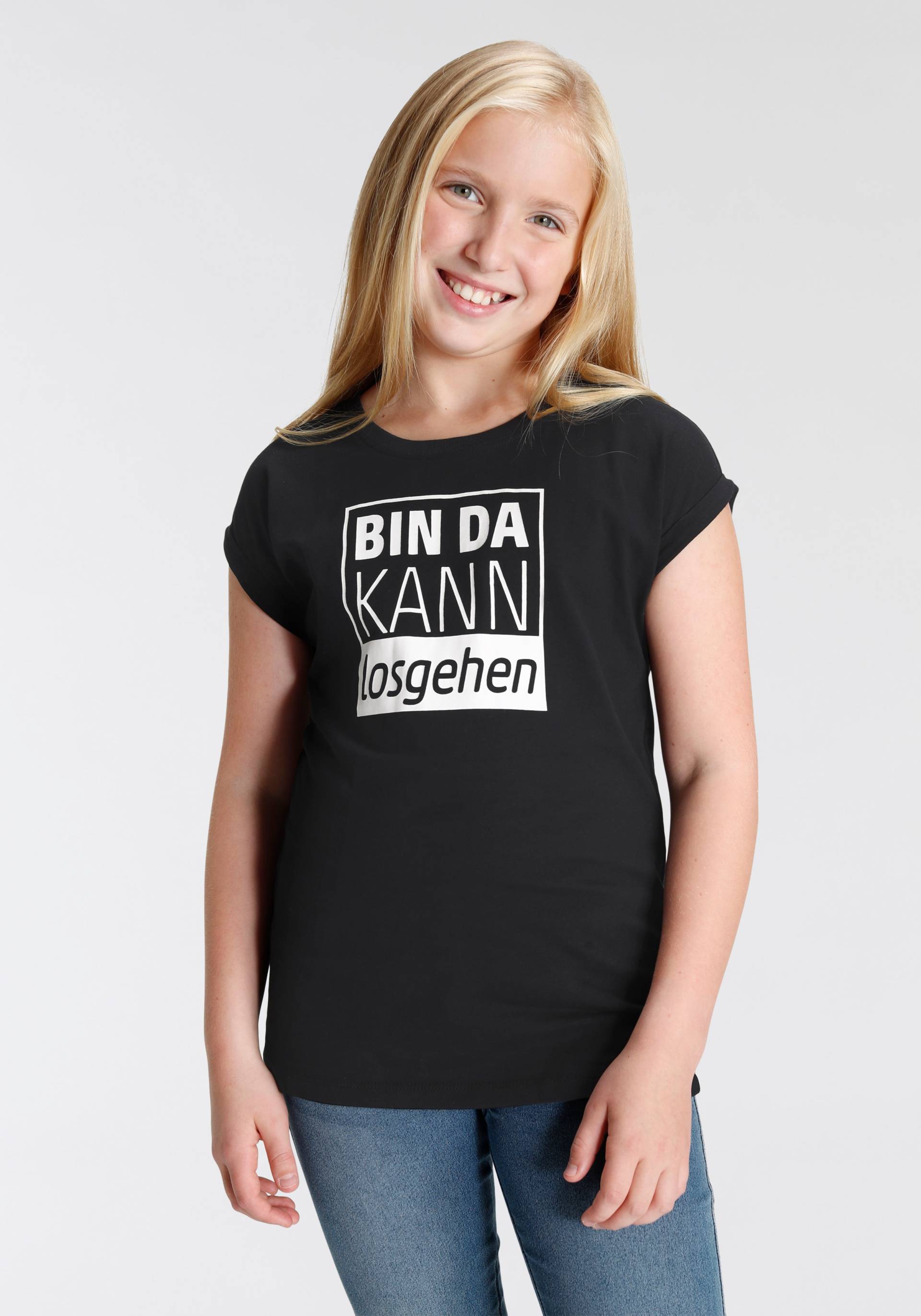 KIDSWORLD T-Shirt »Bin da kann losgehen« von KIDSWORLD