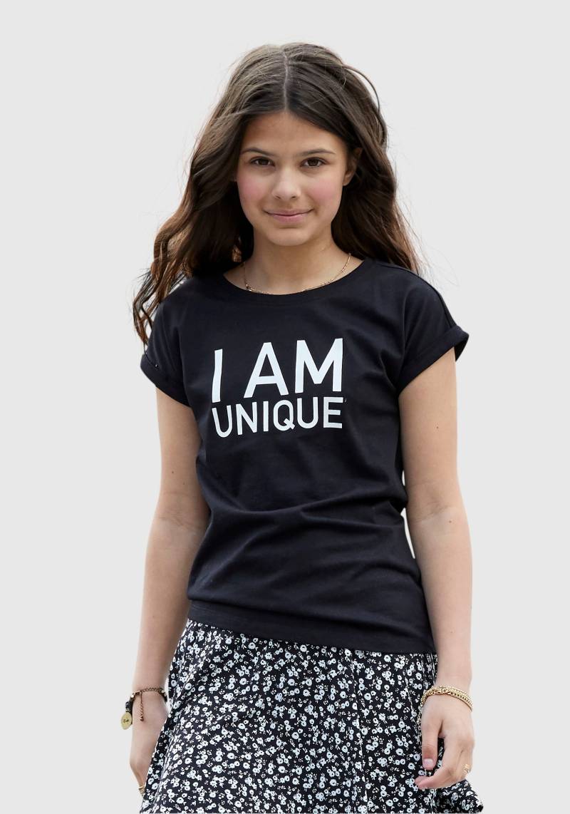 KIDSWORLD T-Shirt »Mit Spruch: I AM UNIQUE«, kurzärmelig, weit geschnitten, bedruckt, Rundhalsausschnitt von KIDSWORLD