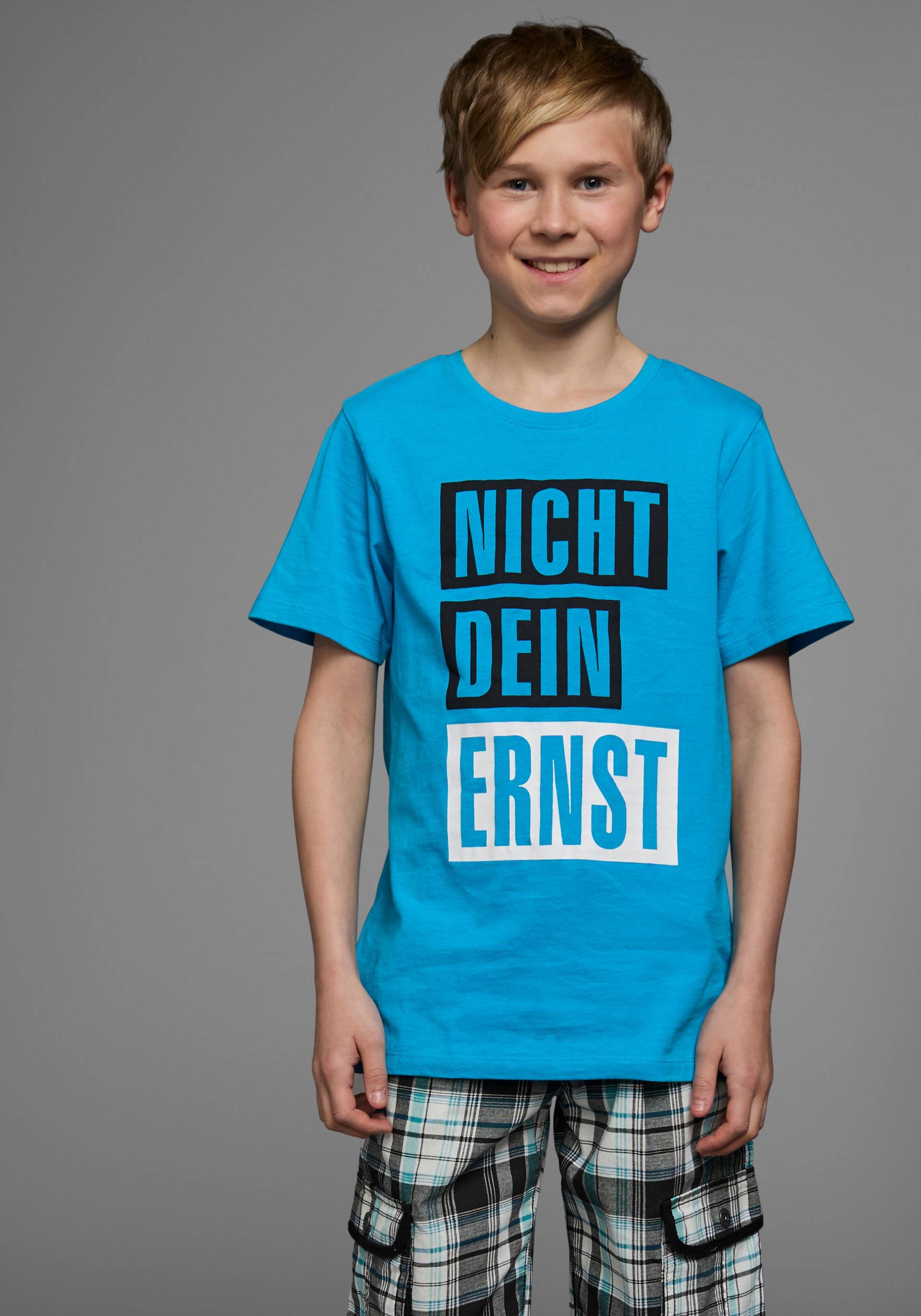 KIDSWORLD T-Shirt »mit Spruch: NICHT DEIN ERNST«, Statementprint von KIDSWORLD