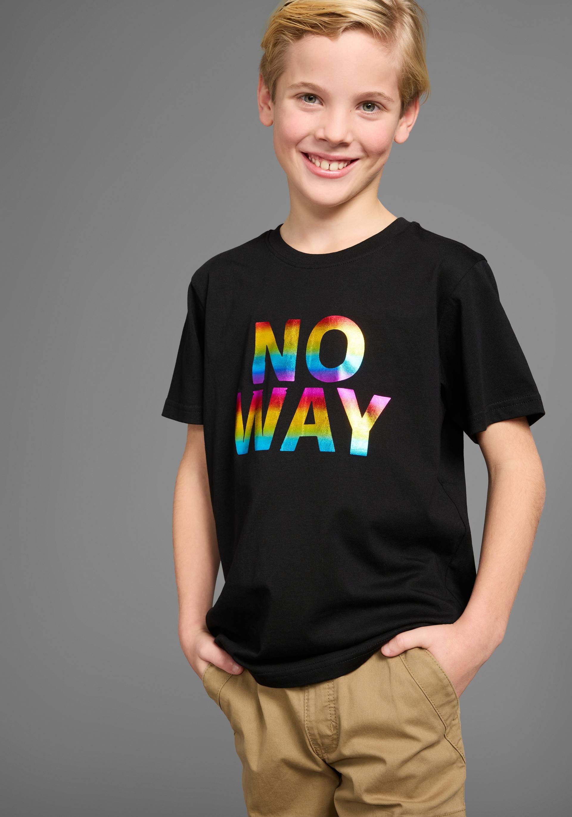 KIDSWORLD T-Shirt »Sprücheshirt: NO WAY«, mit coolem Foliendruck KIDSWORLD T-Shirt »Sprücheshirt: NO WAY«, mit coolem Foliendruck von KIDSWORLD
