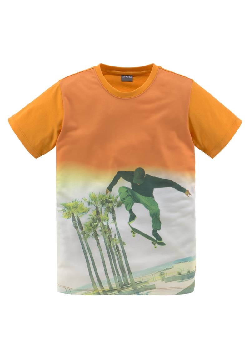 KIDSWORLD T-Shirt »mit Fotodruck SKATER« von KIDSWORLD