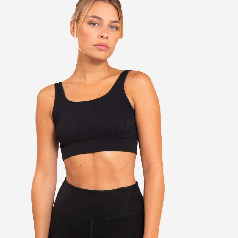 Sport-bh - Soft Damen Schwarz Leicht L von KIMJALY